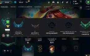 Platina 2 com 95 Champs e 79 skins + 1000 RP