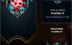 Conta League Of Legends Platina 4