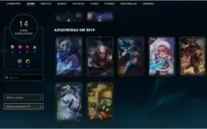 Conta League Of Legends Platina 4