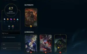 Conta League of Legends Full Acesso 47 Skins - Kayle Juiza