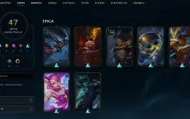 Conta League of Legends Full Acesso 47 Skins - Kayle Juiza