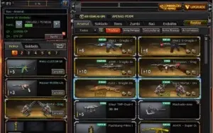 6 VIP'S VARIAS M.N E VARIAS ARMAS OURO, CORONEL