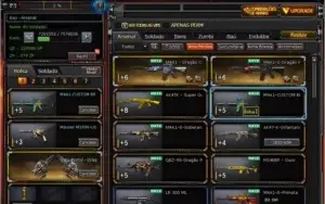 6 VIP'S VARIAS M.N E VARIAS ARMAS OURO, CORONEL