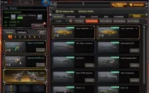 6 VIP'S VARIAS M.N E VARIAS ARMAS OURO, CORONEL