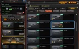 6 VIP'S VARIAS M.N E VARIAS ARMAS OURO, CORONEL