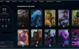 Conta League of Legends BR PLAT 4