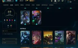 Prata 4 com 95 Champs e 69 Skins +2 Prestigios