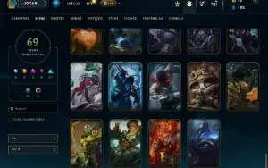 Prata 4 com 95 Champs e 69 Skins +2 Prestigios