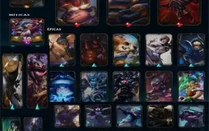 CONTA LOL NIVEL 53 - VARIAS SKINS - ICONS - DESDE 2013