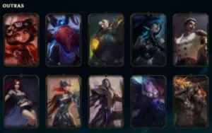 Conta LOL Bronze 1 MD5 c/ 28 Skins.