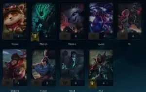conta lol 17k de rp
