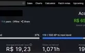 Conta Steam com mais de R$3300,00 em jogos!