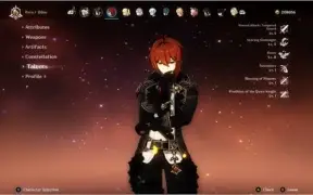 Conta Genshin Impact AR53+ Venti + Zhongli + Albedo + outros