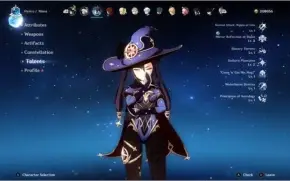 Conta Genshin Impact AR53+ Venti + Zhongli + Albedo + outros