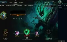 Conta Lol - Ícone Challenger S4, 234 Skins (raras)