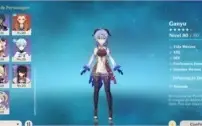 Ganyu + Harpa Celestial + Ayaka + Diluc + Qiqi
