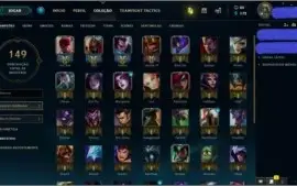 CONTA NVL 122, Diamante IV, 53 CHAMPS E 13 SKINS POR R$60,00
