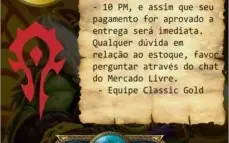 Gold Wow Classic Thalnos Horde Ouro - Melhor Preço !!