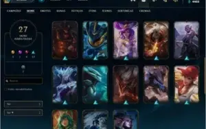 Conta LOL platina