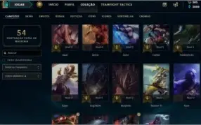 Conta Lol 13 Campeoes Unranked Smurf