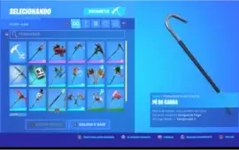 CONTA DE FORTNITE temp 7,8 c/JOGADORA DE FUTEBOL