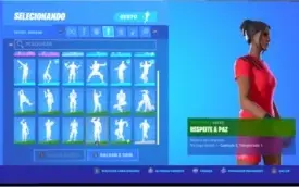 CONTA DE FORTNITE temp 7,8 c/JOGADORA DE FUTEBOL