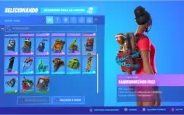 CONTA DE FORTNITE temp 7,8 c/JOGADORA DE FUTEBOL