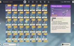 GENSHIN IMPACT - NA - Diluc (+Extras na descrição ) AR 7