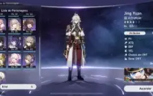 Conta Honkai Star Hail - Jing Yuan Himeko Gepard