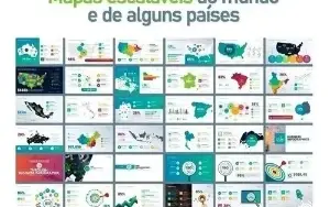 32.000 Slides Comerciais Pró Editáveis + Mockups Power Point