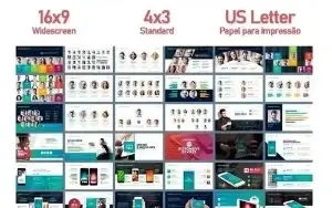 32.000 Slides Comerciais Pró Editáveis + Mockups Power Point