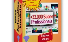 32.000 Slides Comerciais Pró Editáveis + Mockups Power Point