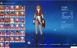 CONTA GENSHIN XIAO C1/JADE/ZHONGLI/VENTI/BAAL/KAZUHA/CHILDE