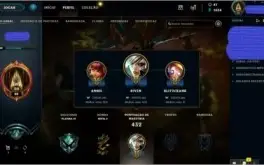 CONTA PLATINA V COM 143 champs E 130 SKINS
