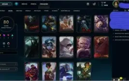 CONTA PLATINA V COM 143 champs E 130 SKINS