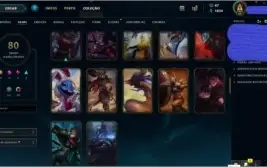 CONTA PLATINA V COM 143 champs E 130 SKINS