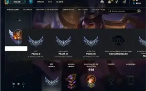 Conta prata 3 com TODOS os champs e 339 Skins + 4 Prestigios
