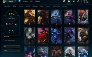 Conta prata 3 com TODOS os champs e 339 Skins + 4 Prestigios