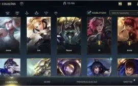 Platina IV Win Rate e MMR altos
