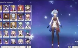 Genshin impact - conta com 6 personagens 5⭐ e + 2 armas 5⭐