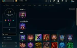 Esmeralda 4 com 42 Champs e 7 Skins