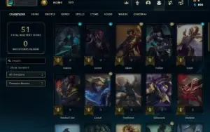 Esmeralda 4 com 42 Champs e 7 Skins