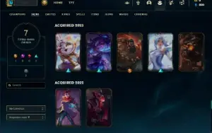 Esmeralda 4 com 42 Champs e 7 Skins