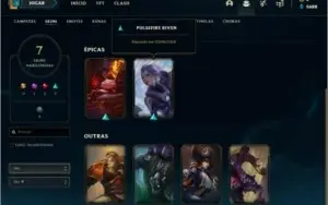 Conta League of Legends de 2017, bom MMR.