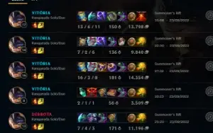 Conta lol lvl 35 na md10