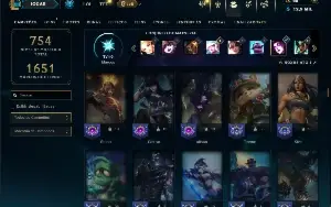 Prata 3 com TODOS os champs e 191 Skins ( MONO SUP )
