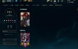 Prata 3 com TODOS os champs e 191 Skins ( MONO SUP )