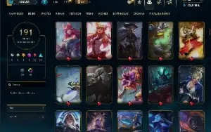 Prata 3 com TODOS os champs e 191 Skins ( MONO SUP )