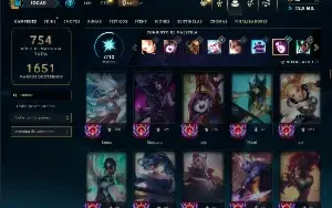 Prata 3 com TODOS os champs e 191 Skins ( MONO SUP )