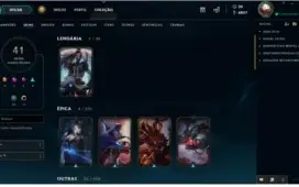 Conta de LoL Platina 3